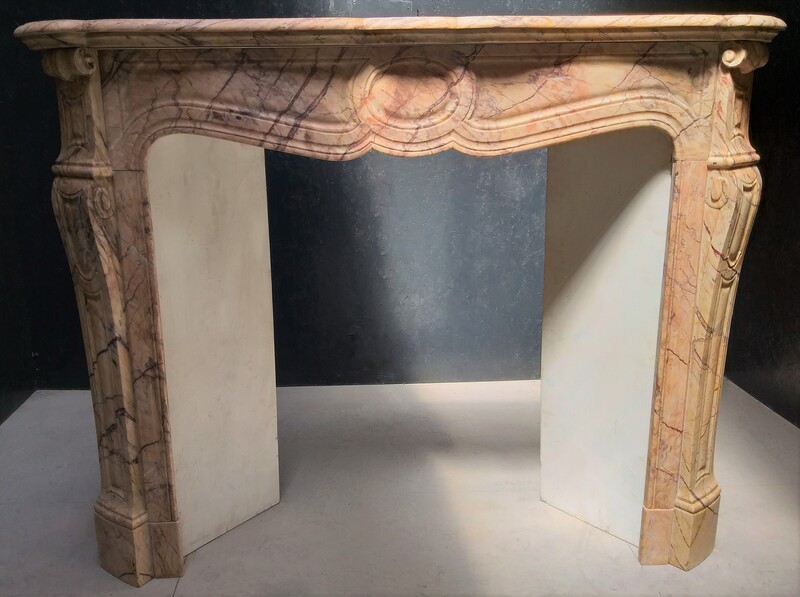 Antique Fireplace in Skyros Marble