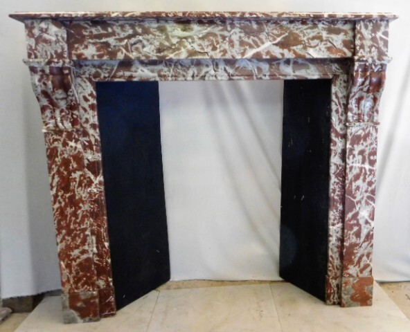 Antique fireplace Rouge du Languedoc