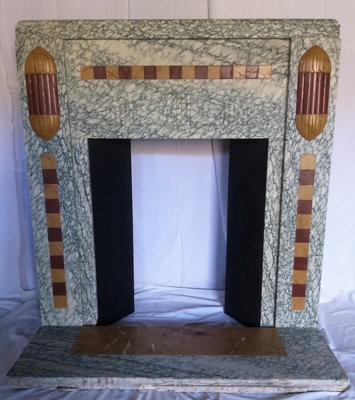 Art Déco fireplace, 1927