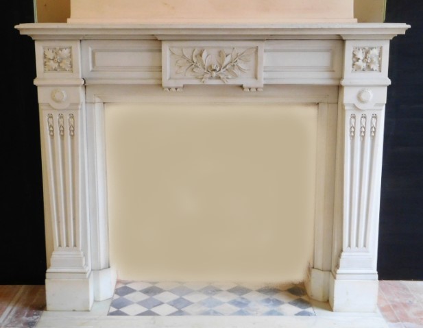Carrara fireplace ca. 1878-1880