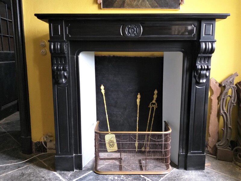 Chimneypiece Noir de Mazy, ca.1880