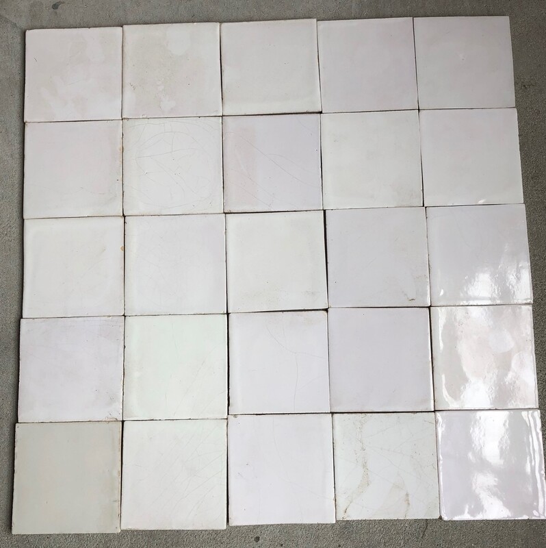 Dutch-'Delfter' wall-tiles.