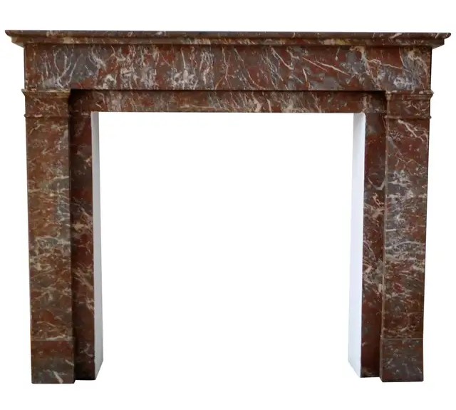 Fireplace in marble Rouge Royal, ca.1880