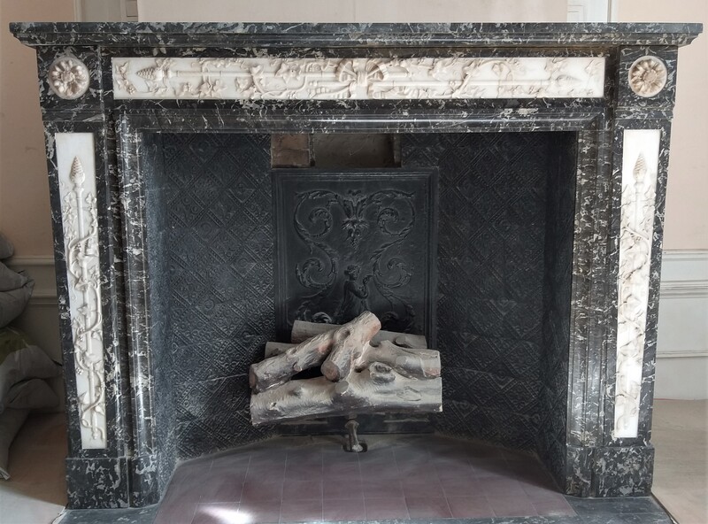 Fireplace Louis XVI style, ca.1881