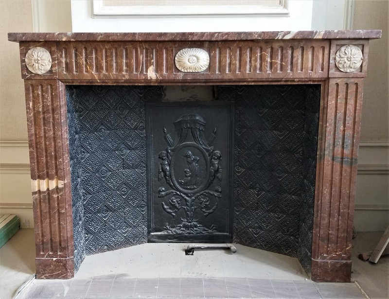  Louis XVI style fireplace