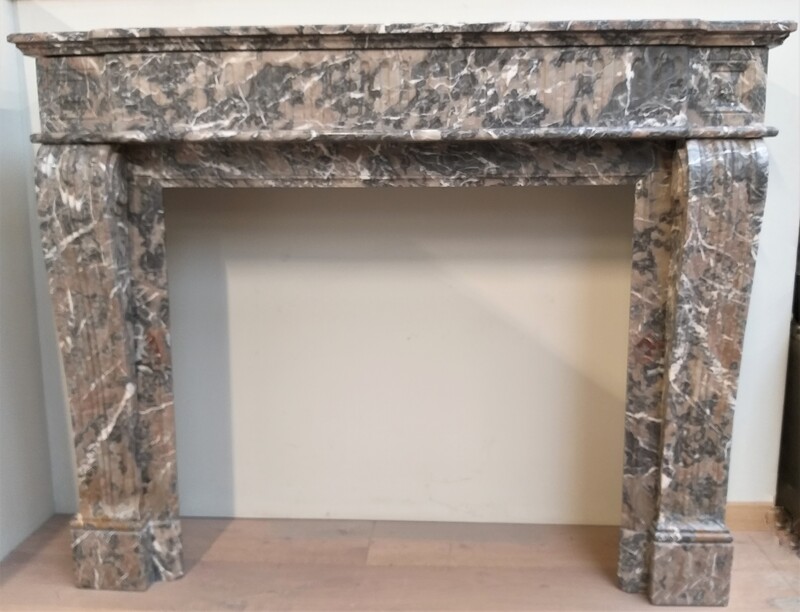 LouisXVI Fireplace in Enjugerais marble
