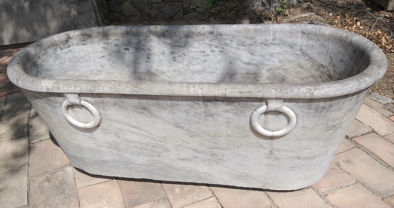 Marble bathtub, Empire ca.1800-1825