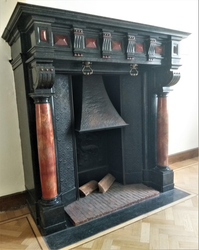 Renaissance-style fireplace