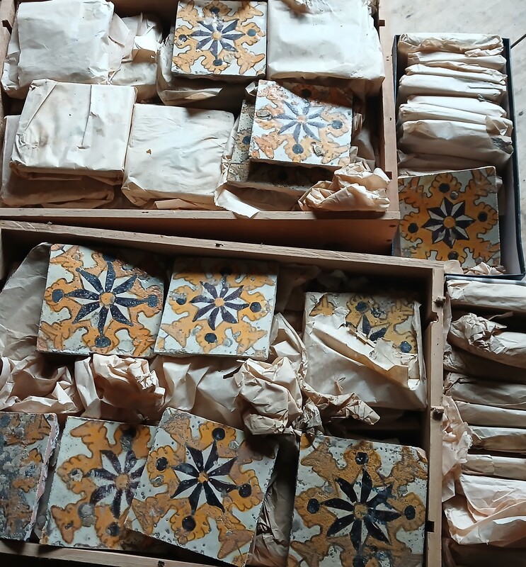 Tunesian Tiles, Jacob Chemla Pottery, ca. 1900